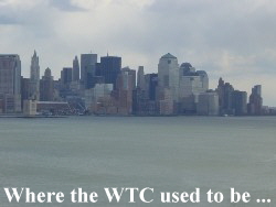 Where the WTC used to be ...